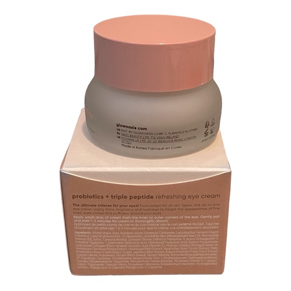 New Glowoasis Probiotics + Triple Peptide Refreshing Eye Cream - Picture 3 of 3